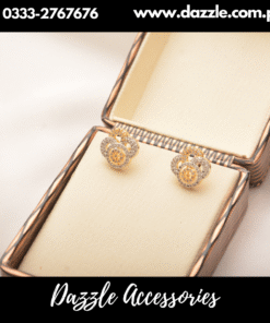 classic carat double tone studs