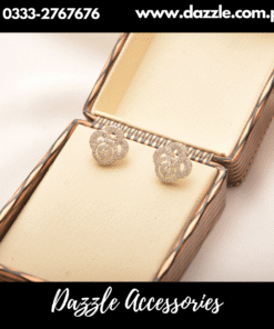 classic carat silver studs