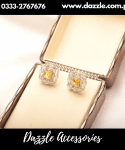 dazzling sunshine silver studs