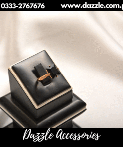 luminous black golden ring