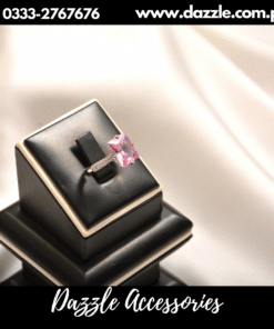 luminous crystal pink ring