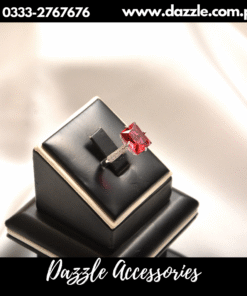 luminous wine red ring