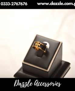 stainless steel dreamy black ring