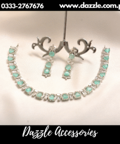 twinkle mint silver set
