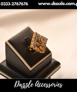 Champagne zirconia ring