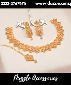 Champagne zirconia set