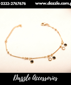 Dot crystal drop bracelet