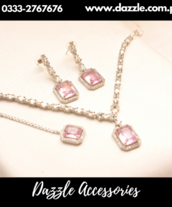 Marvellous pink gem set