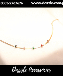 Multi layer heart drop bracelet