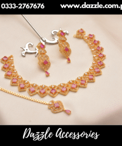 Ruby Champagne Zirconia Set
