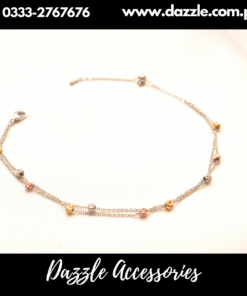 Twin layer chain Anklet