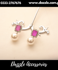 Opulent Pink Pearl Studs
