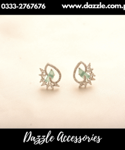 Unique zirconia mint studs