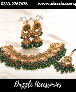 Amar Bail deep Green Bridal set
