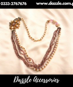 Artistic hand crafted mauve Maala Set