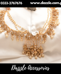 Bahu bali Champagne Jhumka earrings