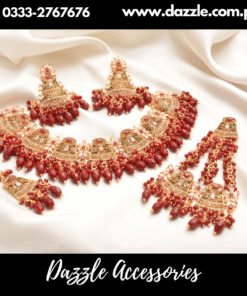 Classic Vintage Maroon Bridal set