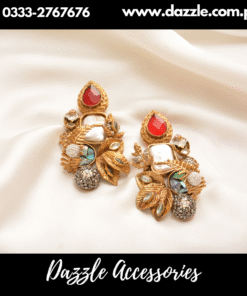 Diva Statement Red Earrings