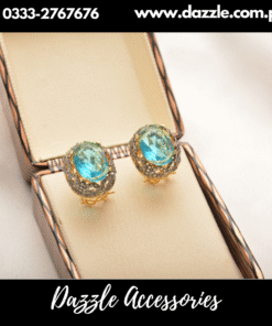 Dreamy Ocean Blue Studs Earring