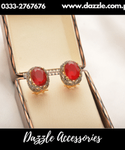 Dreamy Red Studs Earring