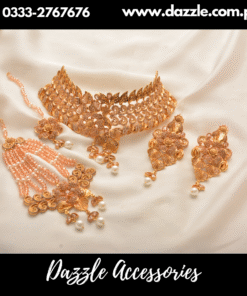 Glamorous Gold plated Bridal set