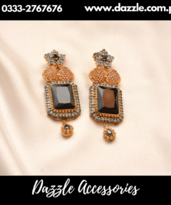 Majestic Black Copper Earrings