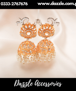 Trendy Golden pearl Jhumkas Earring
