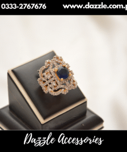 Bold Blue Beautiful Ring Adjustable Size