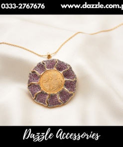 Calligraphy Pendant Gold Plated