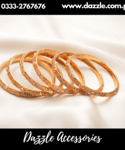 Champagne Bangles Set Gold Plated