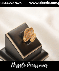Dazzle statement Golden Ring
