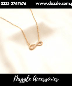 Gold Plated Infinity Pendant