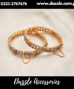 Gold Plated Openable Beautiful Sleek Kadda Set