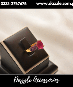 Gold plated Black Ring