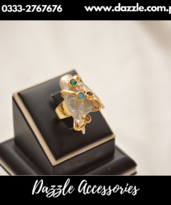 Mother Pearl Girls Adjustable Rings