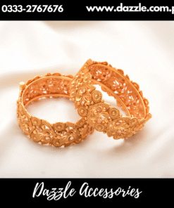 Rajwari Gold Look Bangles Openable