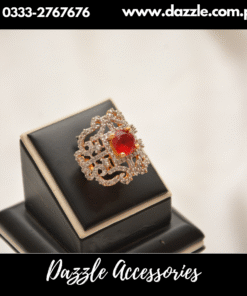 Red Statement making Ring Adjustable Size