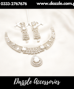 Silver Statement Set with Earrings