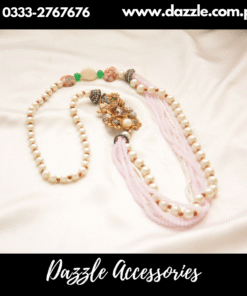 royal pink pearl maala