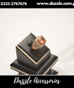 Champagne Statement Ladies Ring Adjustable Size
