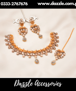 Golden Floral Gold Plated Set
