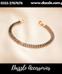 Julie Black Crystal Bracelet