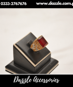 Maroon Turkish Style Ladies Ring