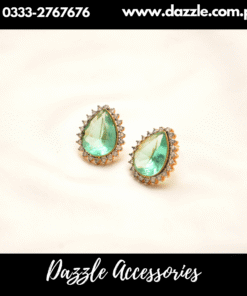 Splendid Gem Ocean green Studs