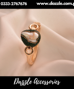 Emerald zirconia mother pearl Bracelet