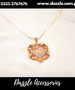 Gold Plated Beautiful Allah Calligraphy Pendant