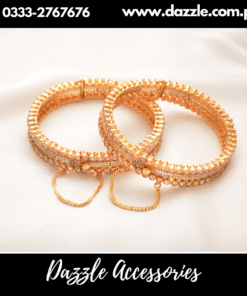 Golden Zirconia Openable Kadda Set