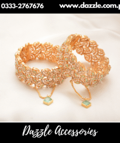 Mint Openable Broad Kadda Set