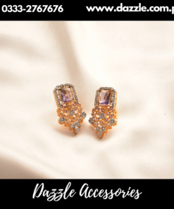 Opulent Purple zirconia Studs
