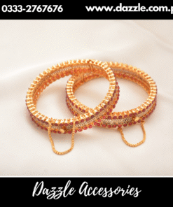 Ruby Zriconia Openable Kadda Bangles